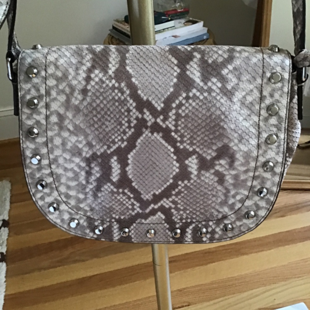 Michael Kors Python Print Crossbody Bag With Studs - image 3